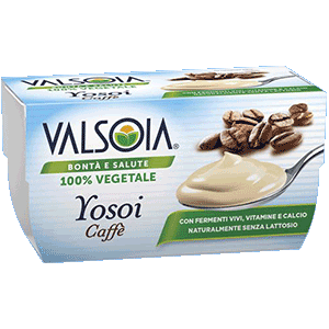 Alternativa di Soia allo Yogurt Senza Lattosio Yosoi Caffè Valsoia