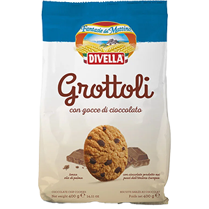 Biscotti Grottoli con Gocce di Cioccolato Divella è SENZA lattosio?